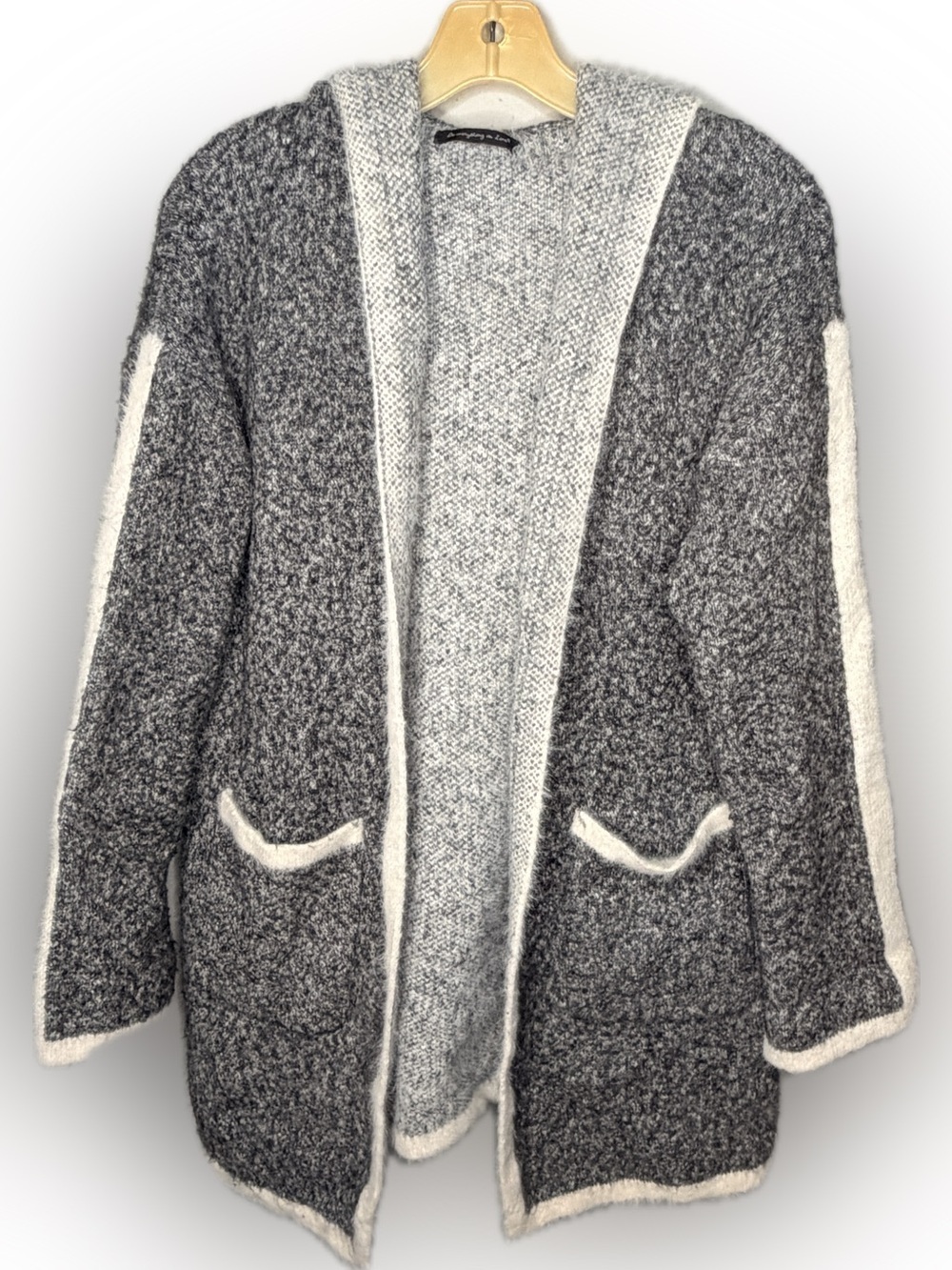Do Everything In Love Hoody Cardigan Sweater